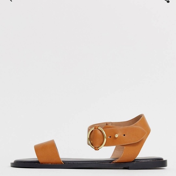 ASOS × Beige Flat Sandals - Picture 4 of 7